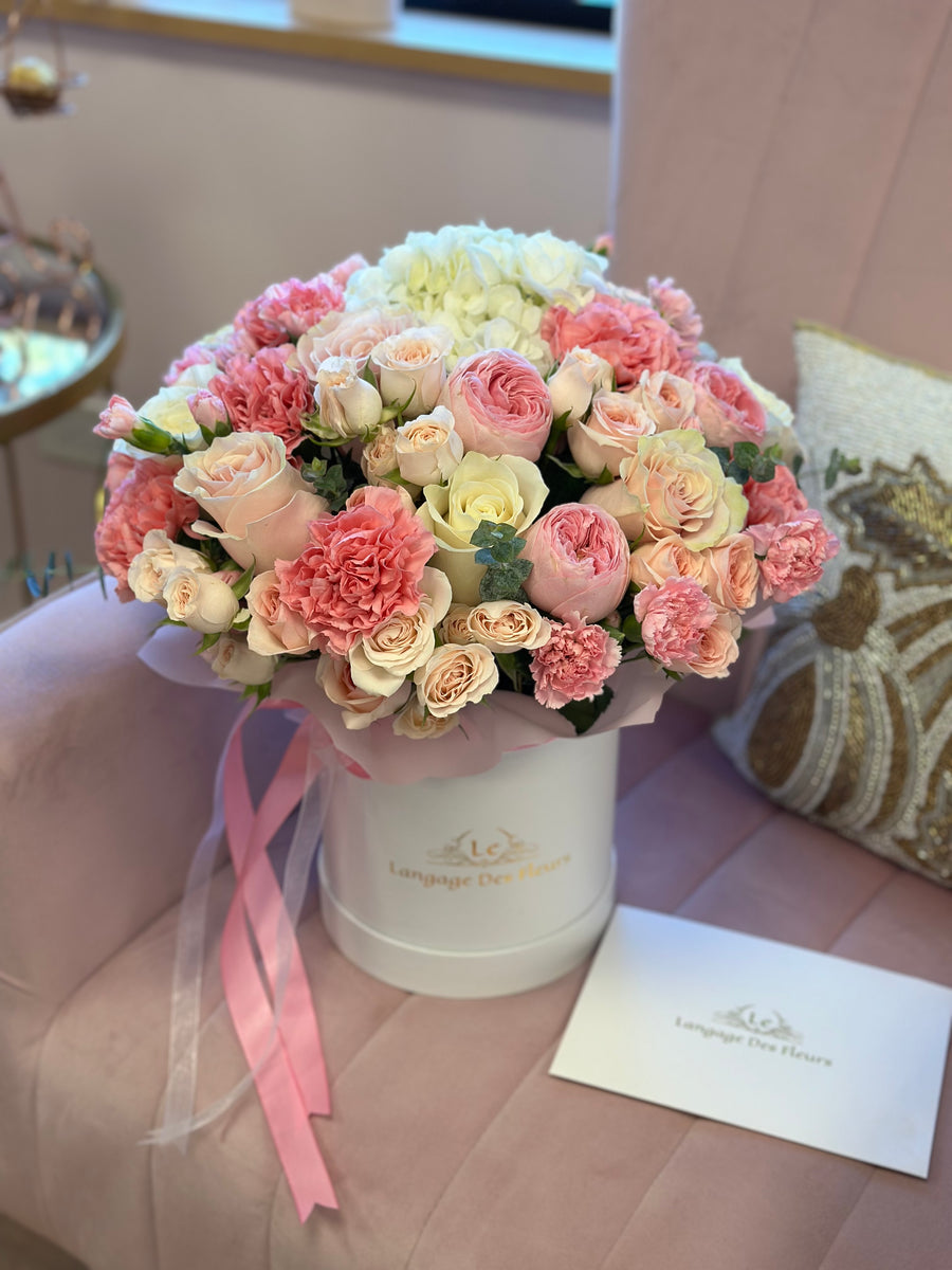 Box with mixed flowers #4 – lelangagedesfleurs